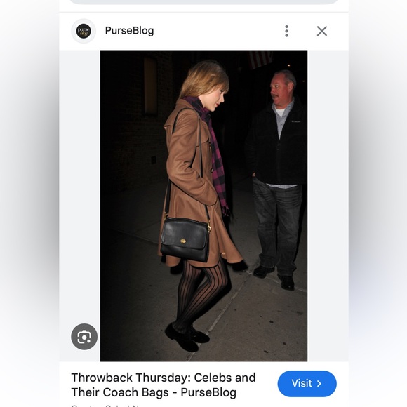 Vintage Coach Court Bag in brown - Picture 12 of 14